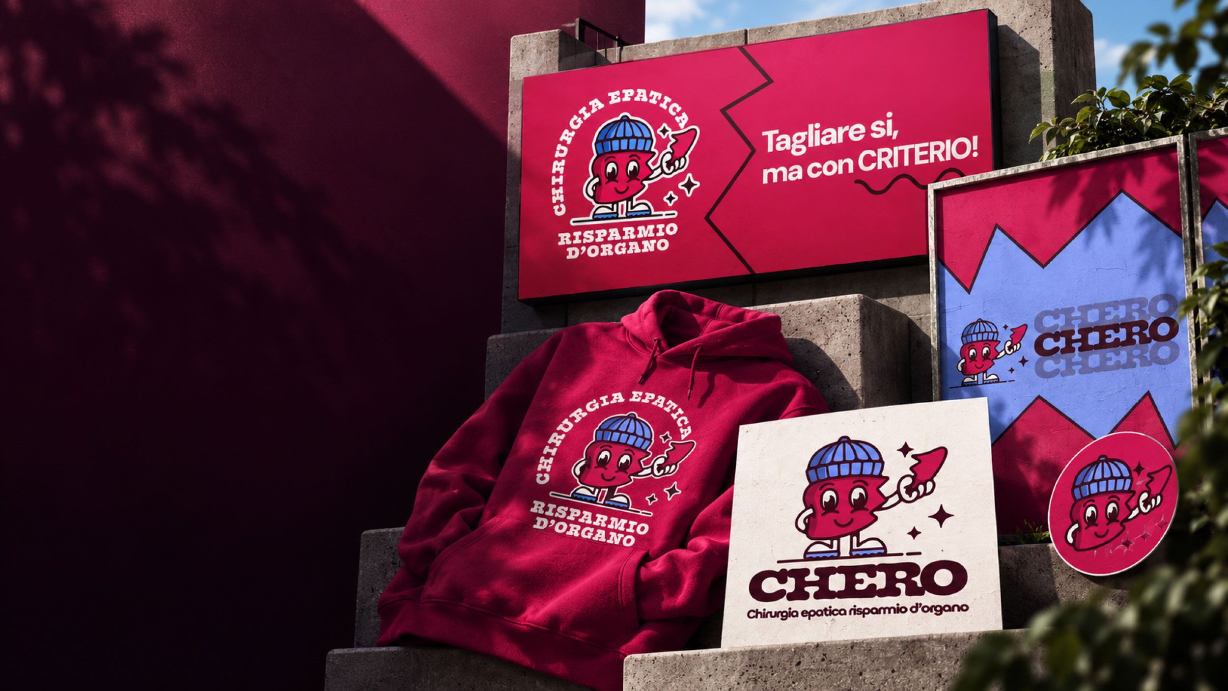 Brand identity CHERO Chirurgia Epatica Risparmio d'Organo
