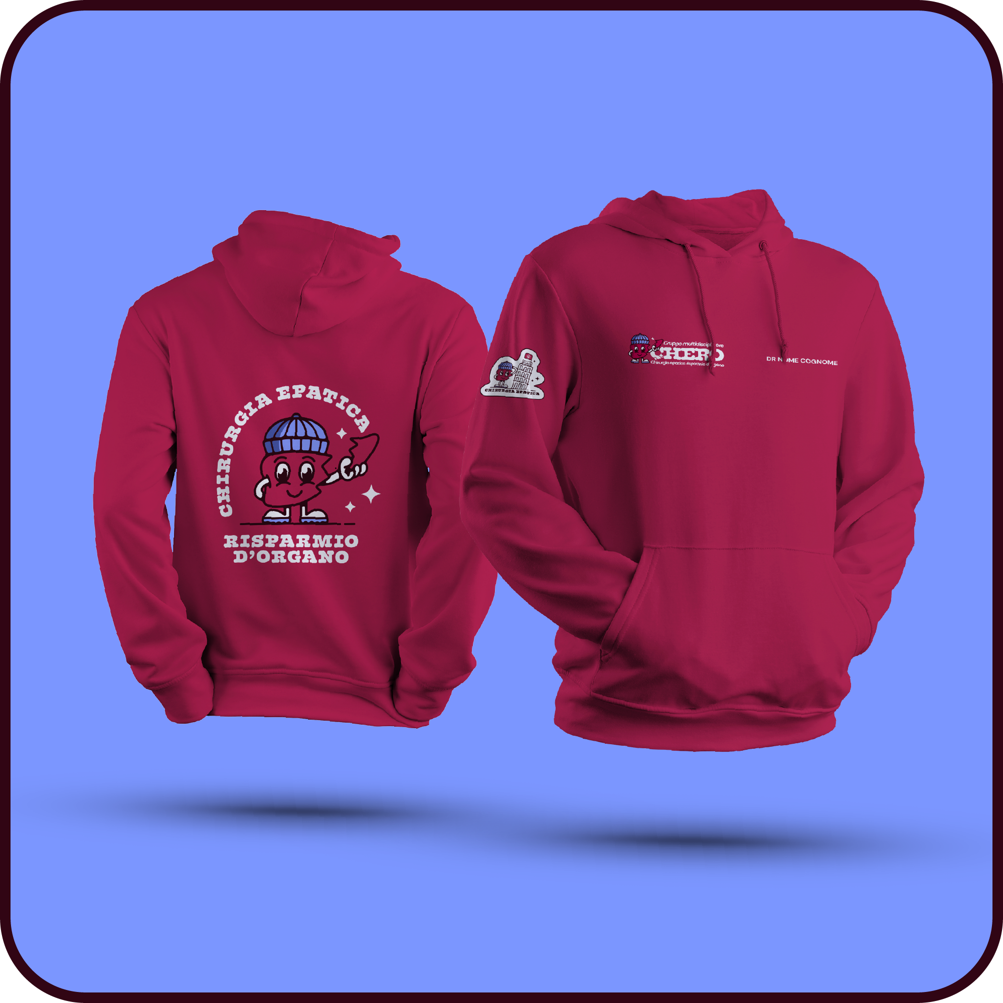 Felpe personalizzate con la brand identity CHERO