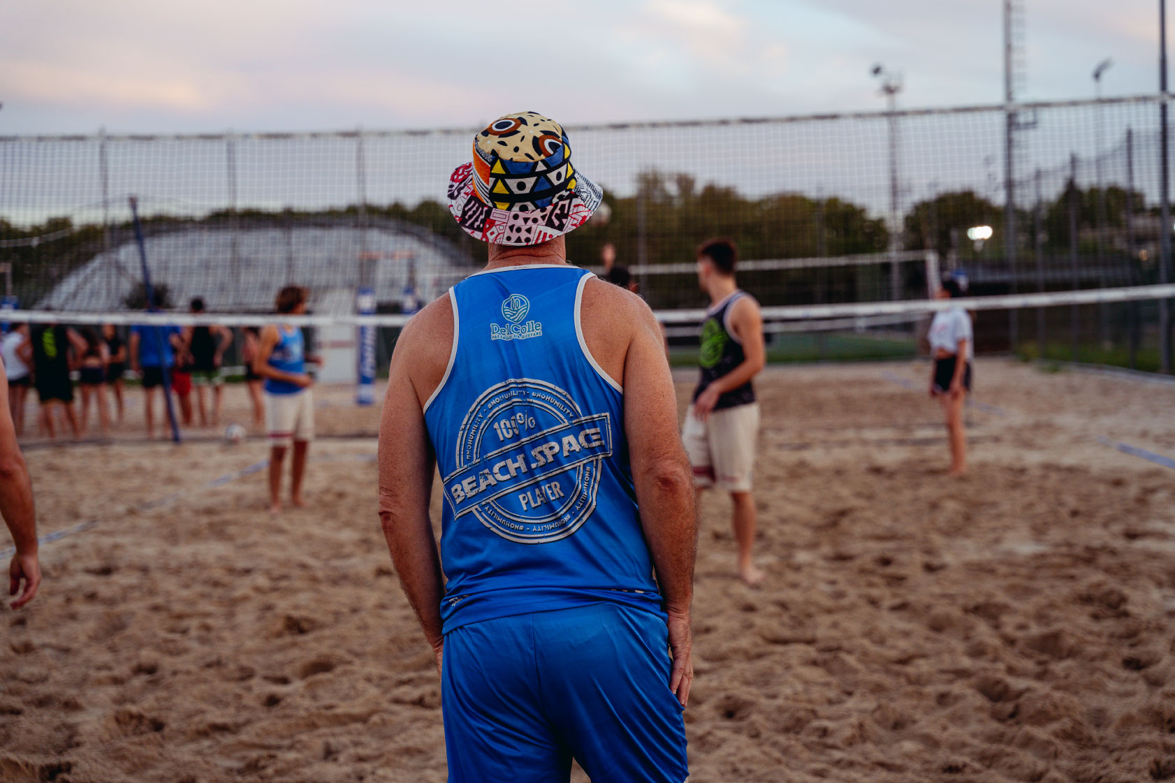 Dettaglio della maglia Beach Space